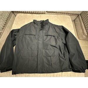Elbeco Shield Duty Jacket Police EMS Fire Black Large Regular with both linings